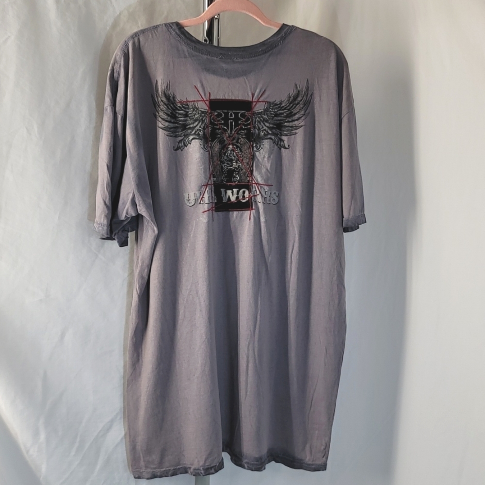 Uhl Works Graphic Motorcycle Tshirt, Men's XXL - Picture 2 of 7